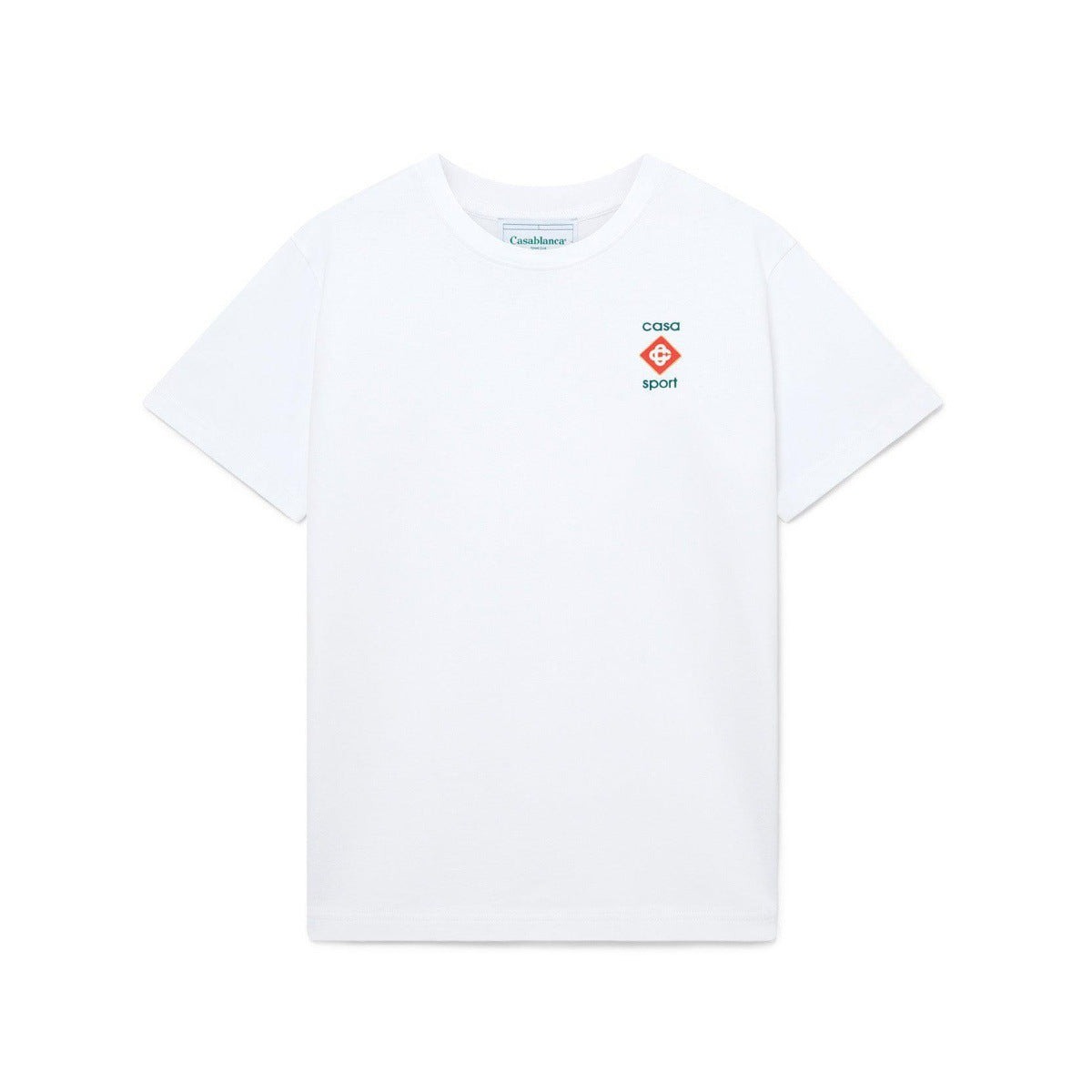 Casablanca washed distressed short-sleeved American high street T-shirts