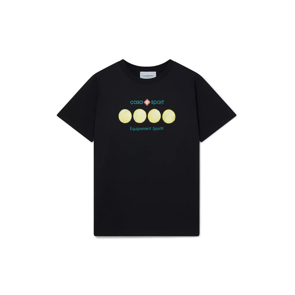 Casablanca washed distressed short-sleeved American high street T-shirts