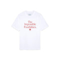 Casablanca washed distressed short-sleeved American high street T-shirts