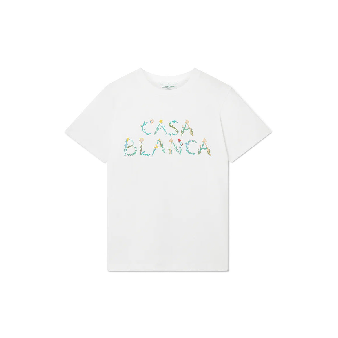 Casablanca washed distressed short-sleeved American high street T-shirts
