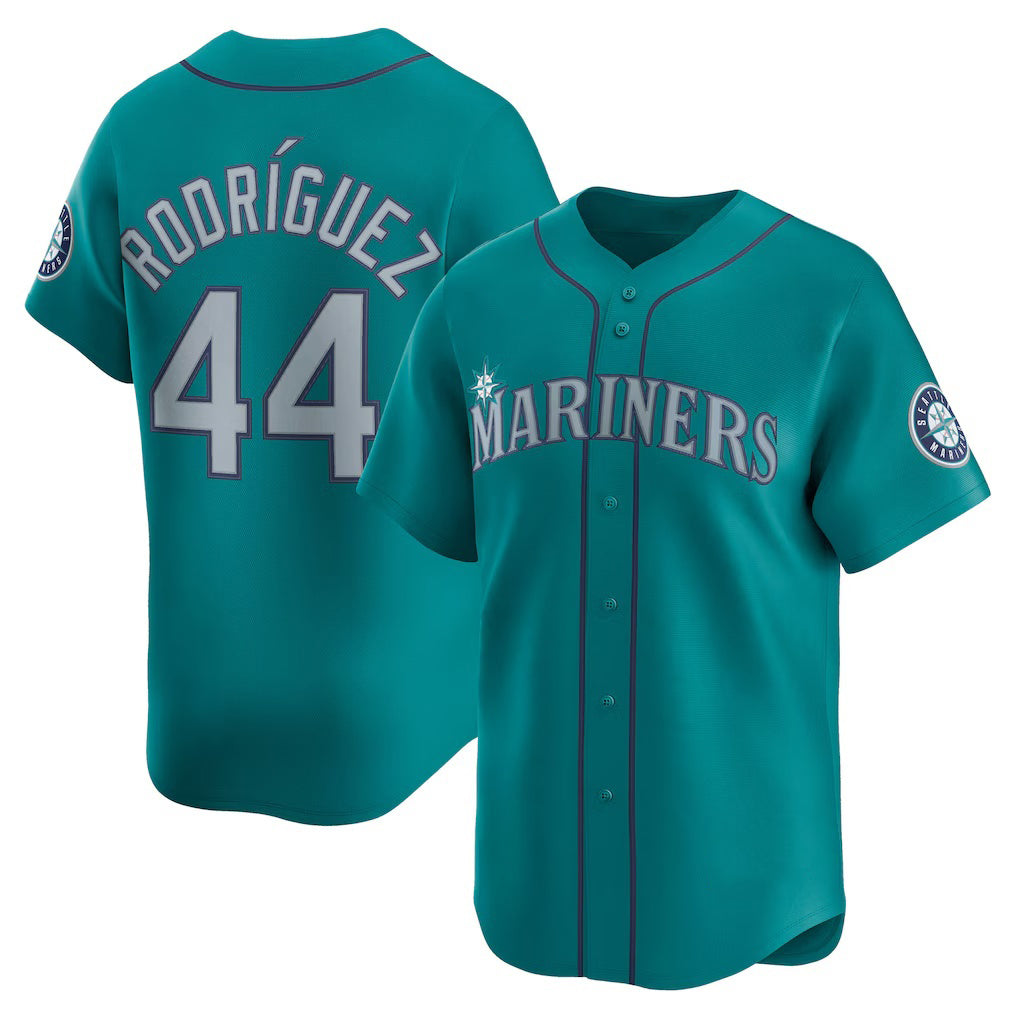 menshop  Seattle Mariners #44 Julio Rodr¨ªguez Teal  Alternate Limited Player Jersey