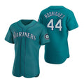 menshop  Seattle Mariners #44 Julio Rodr¨ªguez Aqua  Flex Base Stitched Jersey