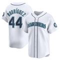 menshop  Seattle Mariners #44 Julio Rodr¨ªguez White  Home Limited Player Jersey