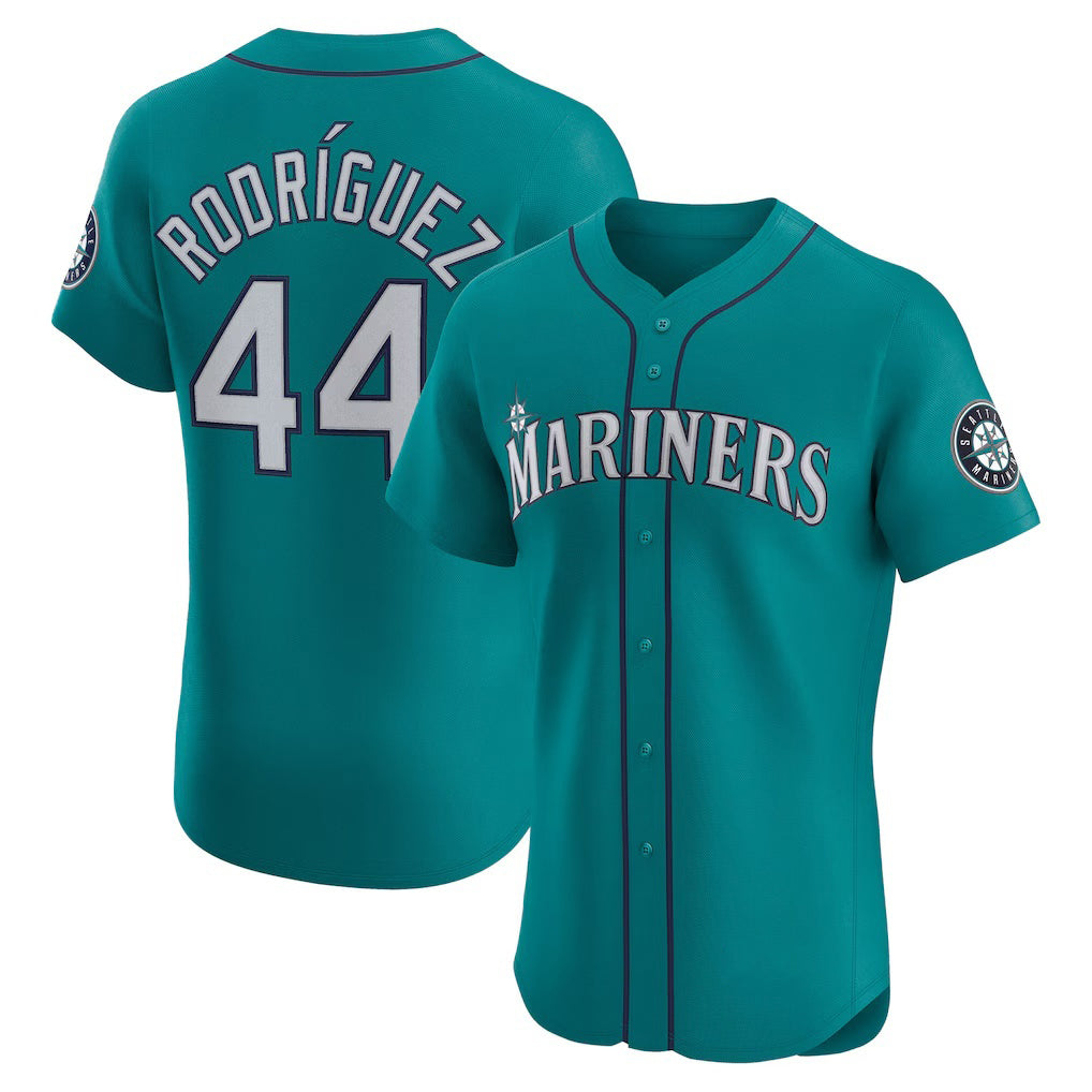 menshop  Seattle Mariners #44 Julio Rodr¨ªguez Teal  Alternate Elite Jersey