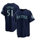 menshop  Seattle Mariners #51 Ichiro Suzuki Navy  Cool Base Stitched Jersey