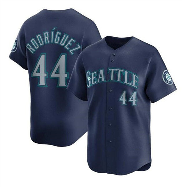 menshop  Seattle Mariners #44 Julio Rodr¨ªguez Navy  Limited Stitched Jersey
