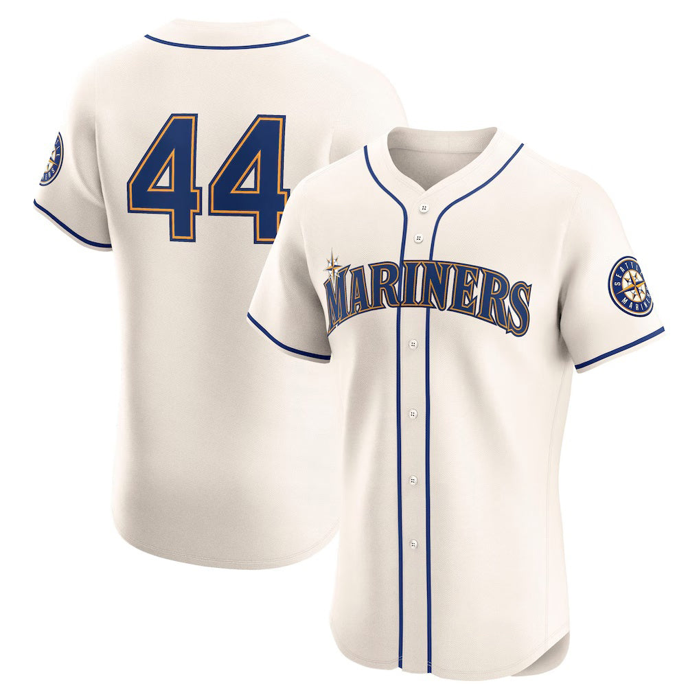 menshop  Seattle Mariners #44 Julio Rodr¨ªguez Cream  Alternate 2 Elite Player Jersey